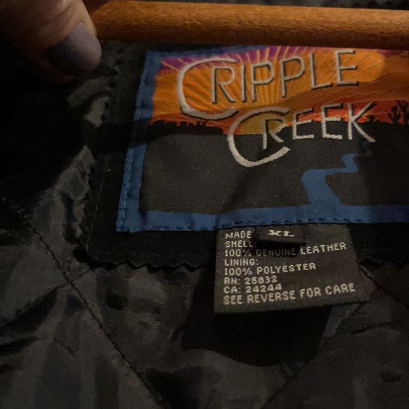 Vintage WESTERN faux FIR SUED Winter Coat - Picture 6 of 14